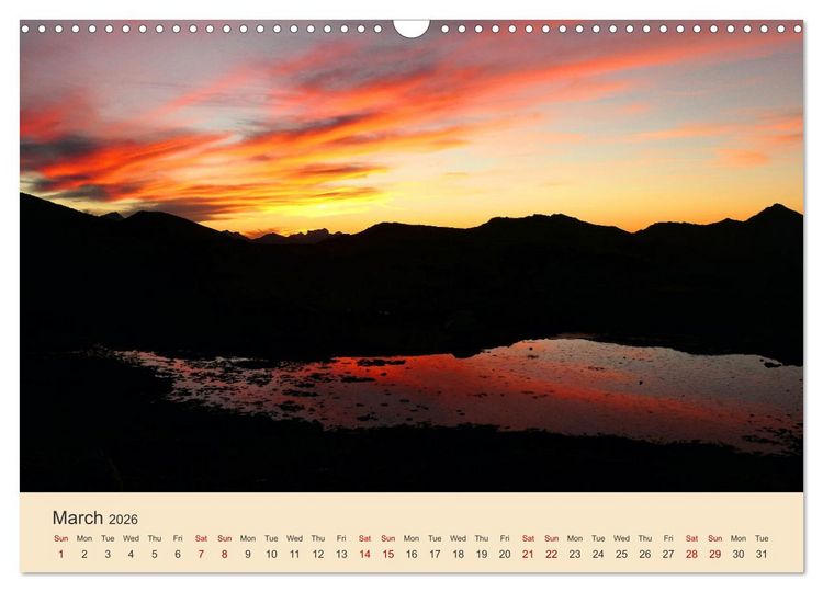 Produktbild: World sunsets (Wall Calendar 2026 DIN A3 landscape), CALVENDO 12 Month Wall Calendar