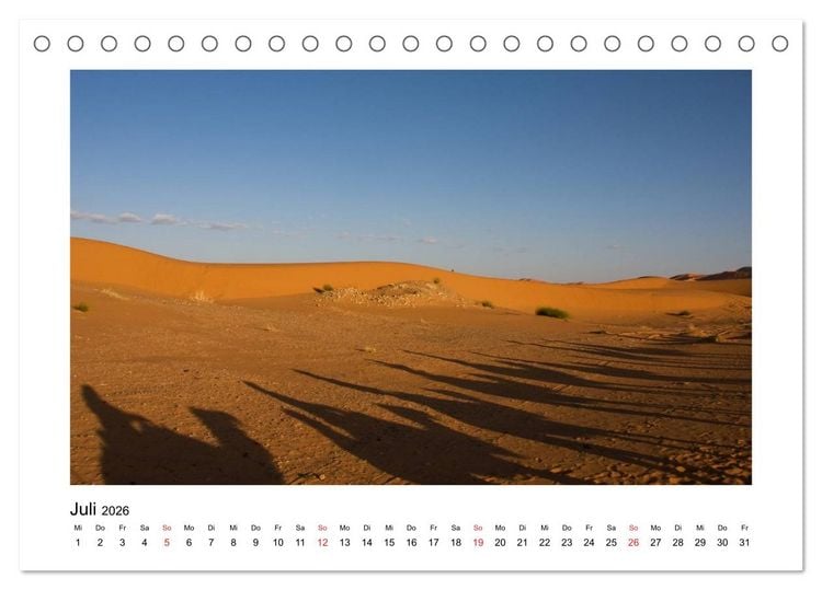 Produktbild: Marokko (Tischkalender 2026 DIN A5 quer), CALVENDO Monatskalender