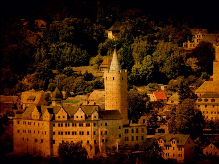 Produktbild: CALVENDO Puzzle Stadtansicht Zschopau 1000 Teile Lege-Gr&ouml;&szlig;e 64 x 48 cm Foto-Puzzle Bild von Heike Hultsch