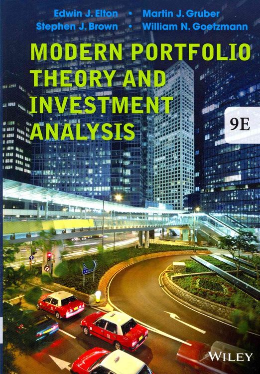 Produktbild: Modern Portfolio Theory and Investment Analysis