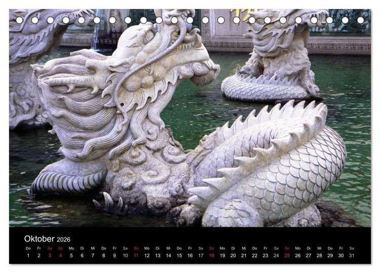 Produktbild: Impressionen aus China (Tischkalender 2026 DIN A5 quer), CALVENDO Monatskalender