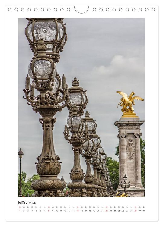 Produktbild: Paris (Wandkalender 2026 DIN A4 hoch), CALVENDO Monatskalender