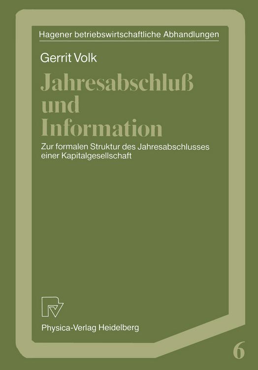 Produktbild: Jahresabschlu&szlig; und Information