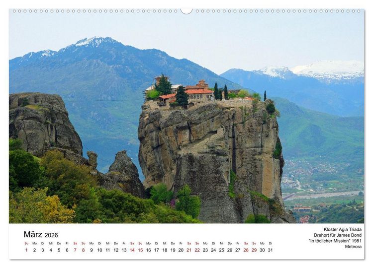 Produktbild: Der Norden Griechenlands (Wandkalender 2026 DIN A2 quer), CALVENDO Monatskalender