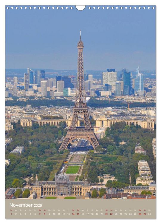 Produktbild: Erlebe mit mir Paris (Wandkalender 2026 DIN A3 hoch), CALVENDO Monatskalender