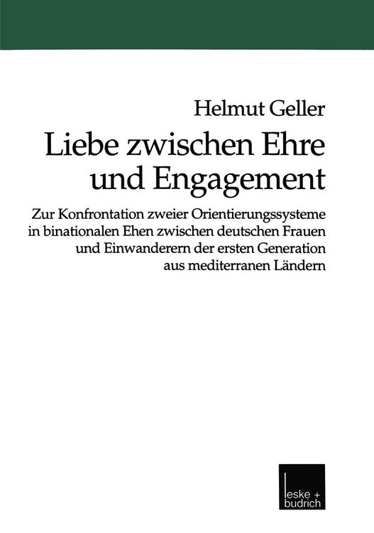 Produktbild: Liebe zwischen Ehre und Engagement
