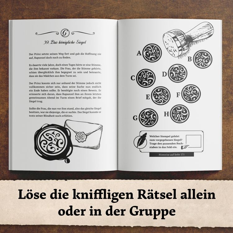 Produktbild: Das m&auml;rchenhafte R&auml;tselbuch der Gebr&uuml;der Grimm