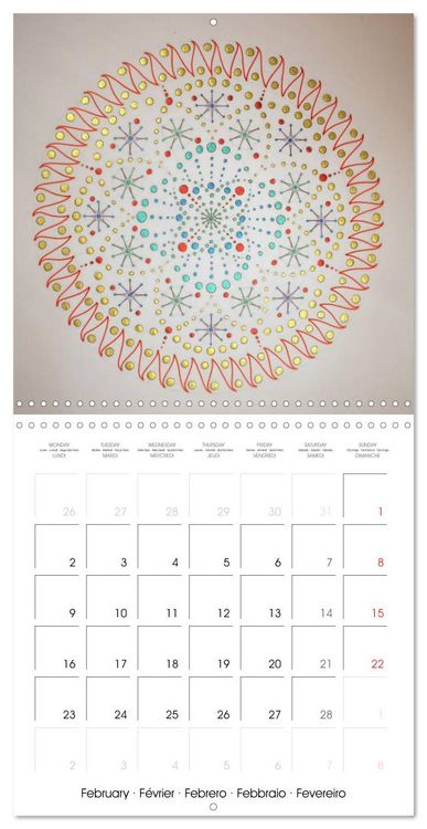 Produktbild: Sacred Geometry Healing (Wall Calendar 2026 12 &times; 12 Inch) CALVENDO 12 Month Wall Calendar