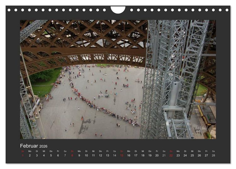 Produktbild: Paris, mon amour (Wandkalender 2026 DIN A4 quer), CALVENDO Monatskalender