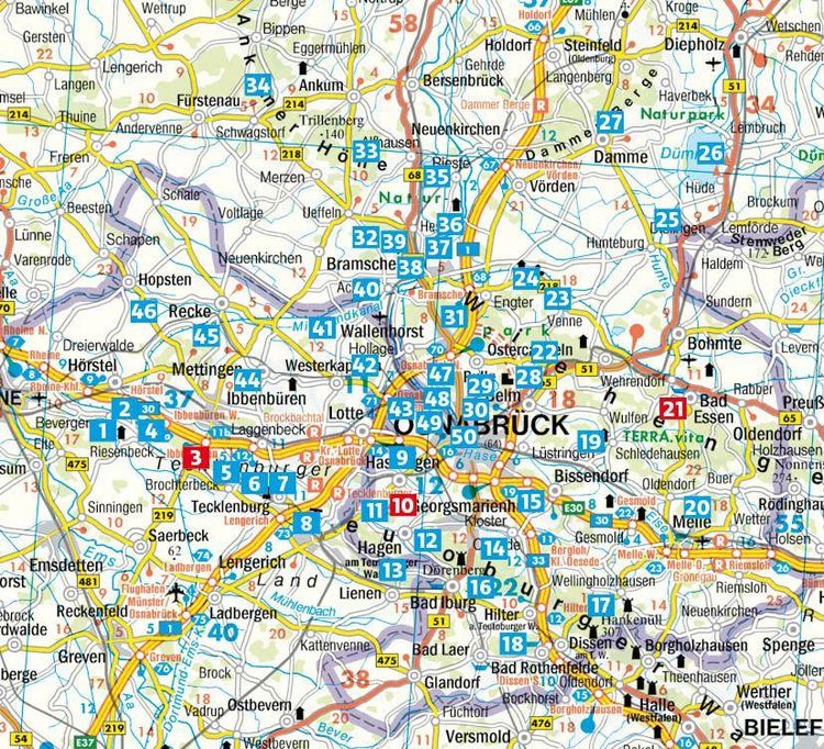 Produktbild: ROTHER Wanderf&uuml;hrer Rund um Osnabr&uuml;ck