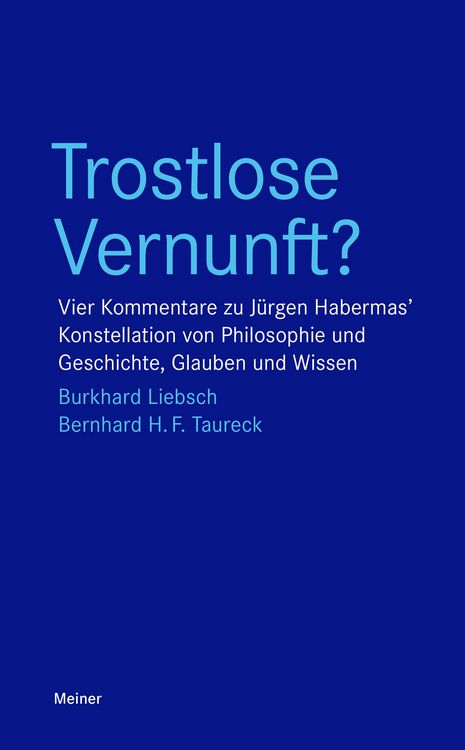 Produktbild: Trostlose Vernunft?