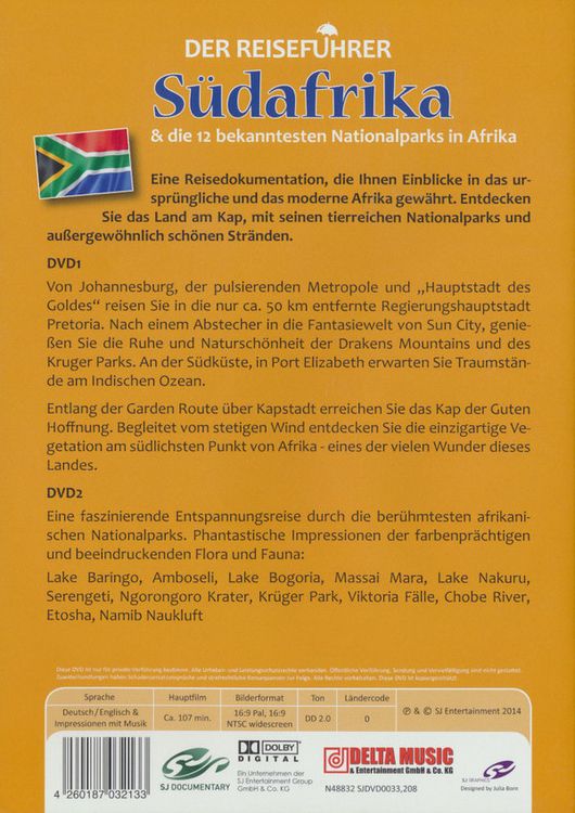 Produktbild: S&uuml;dafrika & die 12 bekanntesten Nationalparks in Afrika - Der Reisef&uuml;hrer Limitierte Auflage