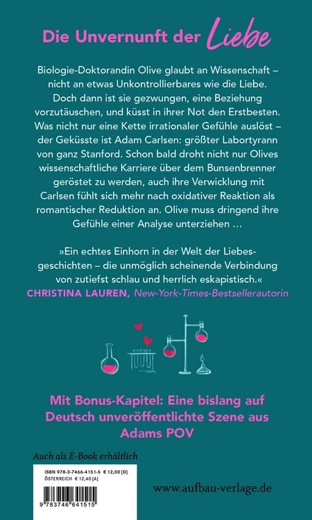 Produktbild: The Love Hypothesis &ndash; Die theoretische Unwahrscheinlichkeit von Liebe