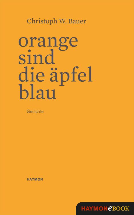 Produktbild: Orange sind die Äpfel blau