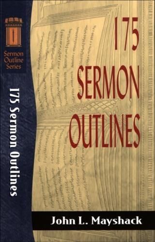 Produktbild: 175 Sermon Outlines (Sermon Outline Series)