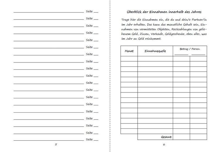 Produktbild: Haushaltsbuch zum Eintragen der Ausgaben