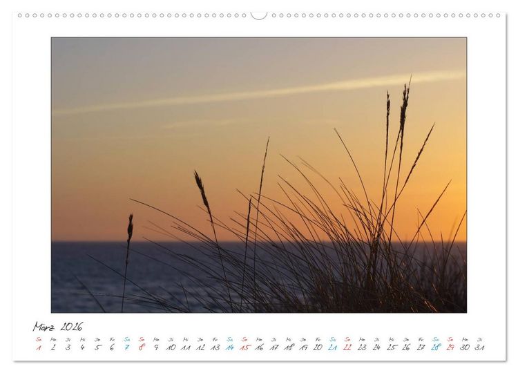 Produktbild: Amrum - Farben einer Insel (Wandkalender 2026 DIN A2 quer), CALVENDO Monatskalender