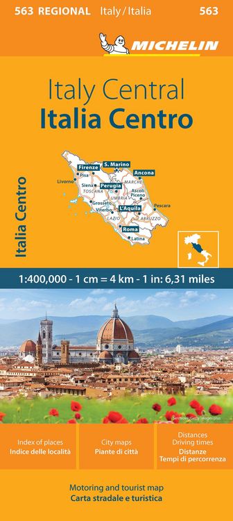 Produktbild: Italy Centre - Michelin Regional Map 563