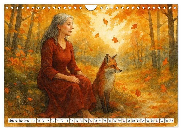 Produktbild: Im Zeichen der G&ouml;ttin (Wandkalender 2026 DIN A4 quer), CALVENDO Monatskalender