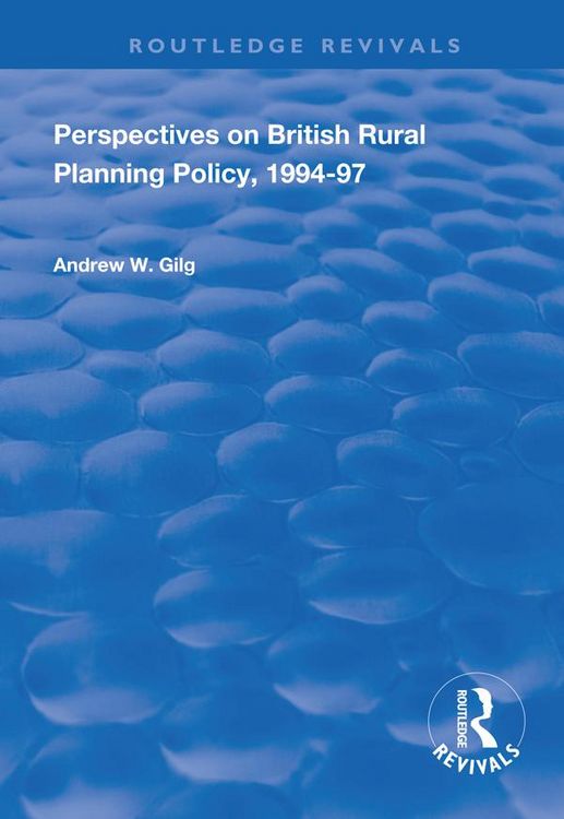 Produktbild: Perspectives on British Rural Planning Policy, 1994-97