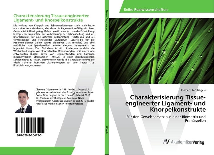 Produktbild: Charakterisierung Tissue-engineerter Ligament- und Knorpelkonstrukte