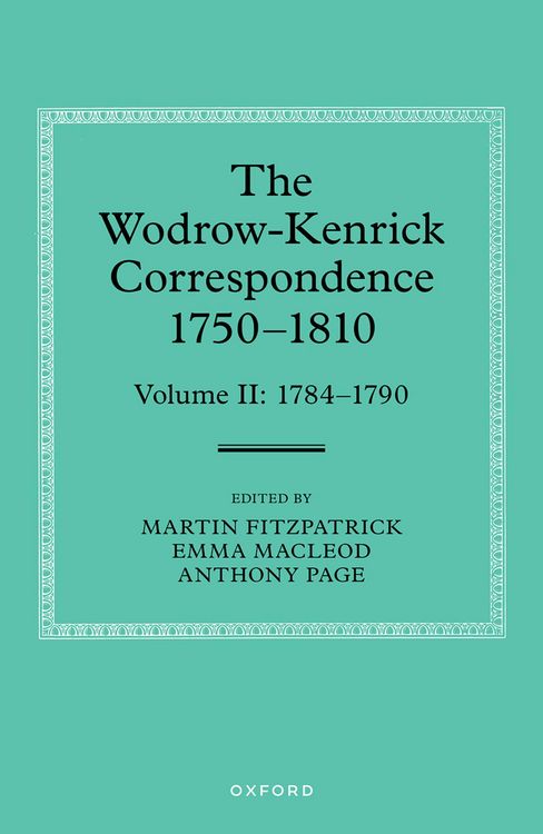 Produktbild: The Wodrow-Kenrick Correspondence 1750-1810
