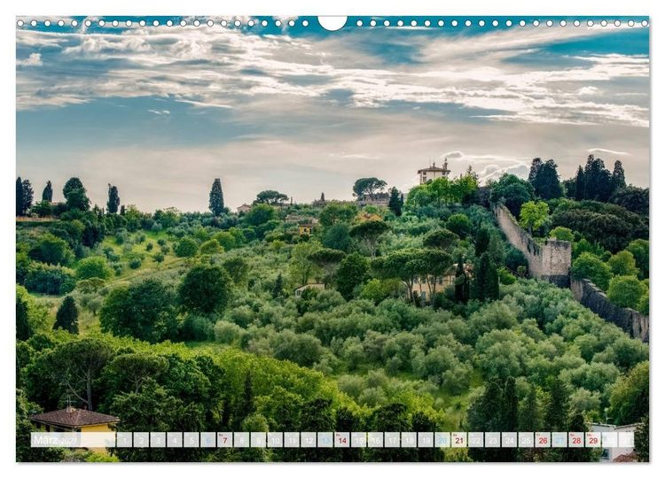 Produktbild: Italienisches Stadtgefl&uuml;ster, Rom - Mailand - Florenz (Wandkalender 2027 DIN A3 quer), CALVENDO Monatskalender