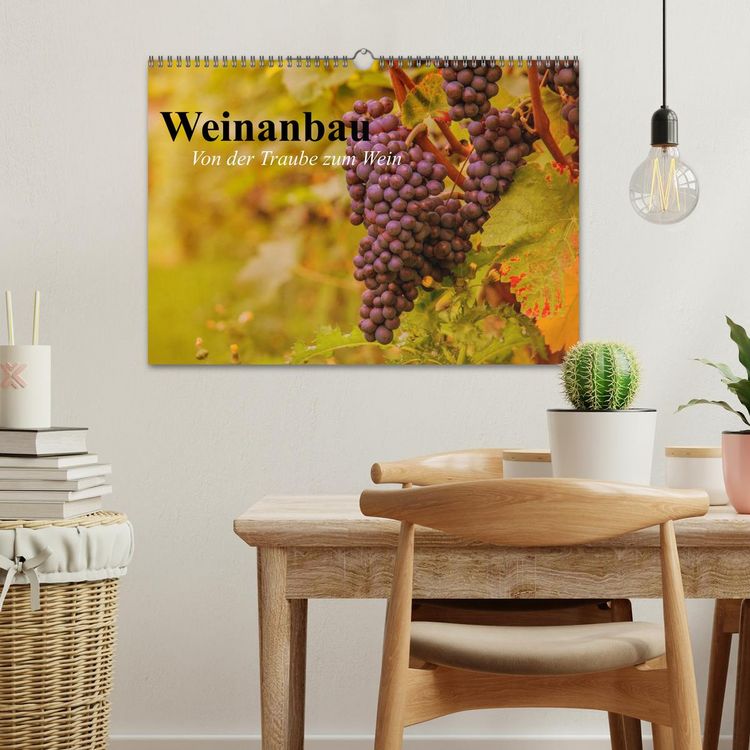 Produktbild: Weinanbau. Von der Traube zum Wein (Wandkalender 2026 DIN A3 quer), CALVENDO Monatskalender