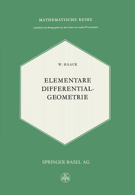 Produktbild: Elementare Differentialgeometrie