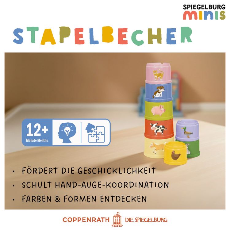Produktbild: Stapelbecher Bauernhof / Spiegelburg minis