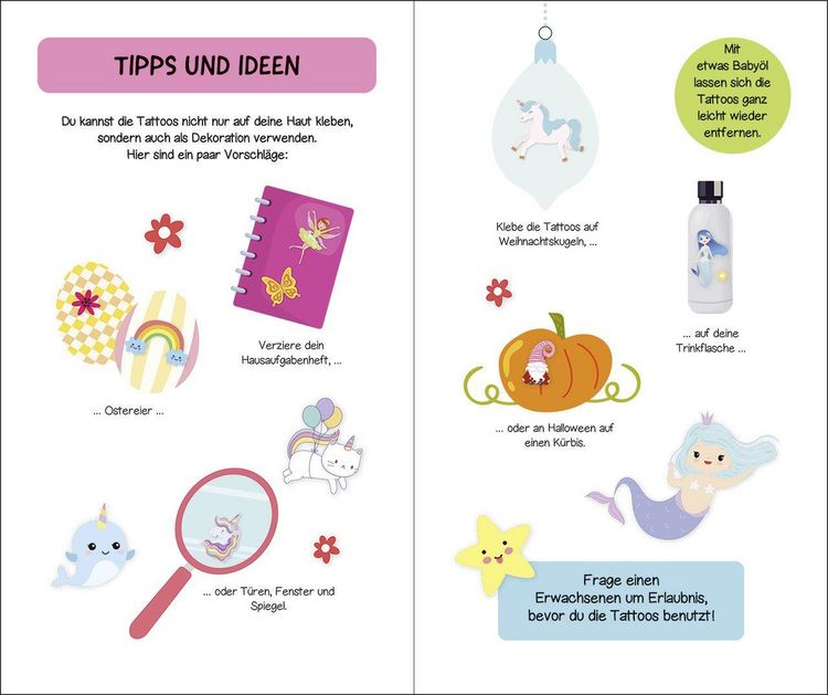 Produktbild: Meine sch&ouml;nsten Kindertattoos - Einfach magisch!