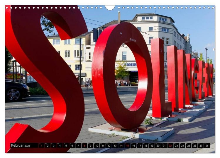Produktbild: Solinger Bilderbogen 2026 (Wandkalender 2026 DIN A3 quer), CALVENDO Monatskalender