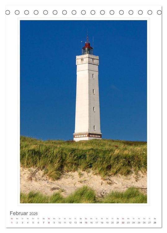 Produktbild: J&uuml;tland. Entlang der Westk&uuml;ste (Tischkalender 2026 DIN A5 hoch), CALVENDO Monatskalender