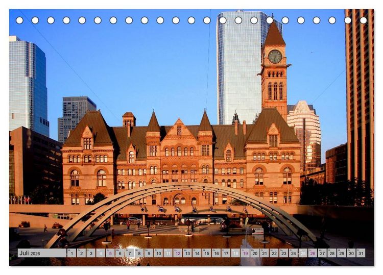 Produktbild: Provinzhauptstadt Toronto (Tischkalender 2026 DIN A5 quer), CALVENDO Monatskalender