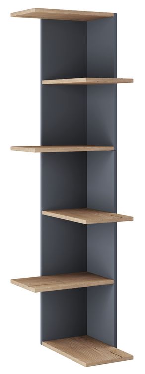 Produktbild: Holz Wandregal H&auml;ngeregal Eckregal Regal Balos XL