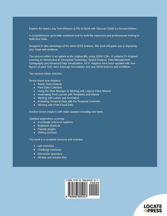 Produktbild: Discover QGIS 3.x - Second Edition