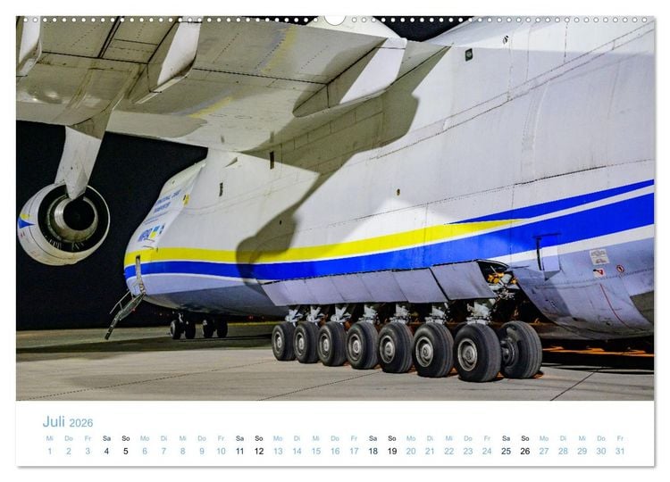 Produktbild: Antonov Airlines, Transportflugzeuge der Superlative (hochwertiger Premium Wandkalender 2026 DIN A2 quer), Kunstdruck in Hochglanz