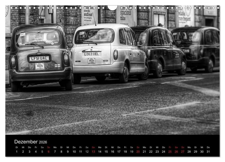 Produktbild: Unterwegs in London (Wandkalender 2026 DIN A3 quer), CALVENDO Monatskalender