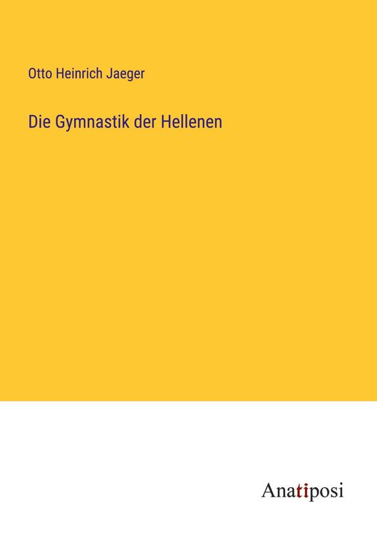 Produktbild: Die Gymnastik der Hellenen
