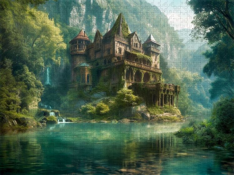 Produktbild: CALVENDO Puzzle Ein Motiv aus dem Kalender Im Reich der Elben | 2000 Teile Lege-Gr&ouml;&szlig;e 90x67cm Foto-Puzzle f&uuml;r gl&uuml;ckliche Stunden