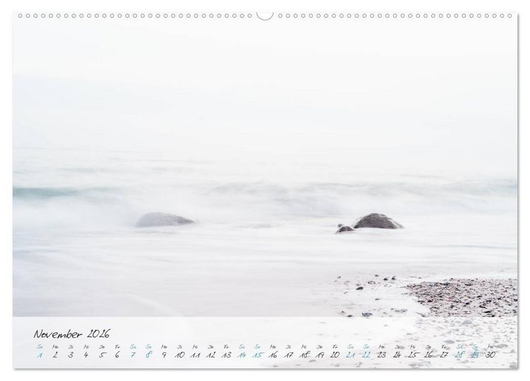 Produktbild: Sehnsucht Meer - Poesie der Stille (hochwertiger Premium Wandkalender 2026 DIN A2 quer), Kunstdruck in Hochglanz