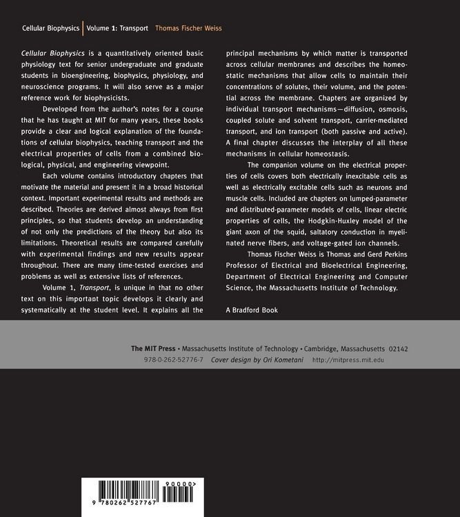 Produktbild: Cellular Biophysics, Volume 1