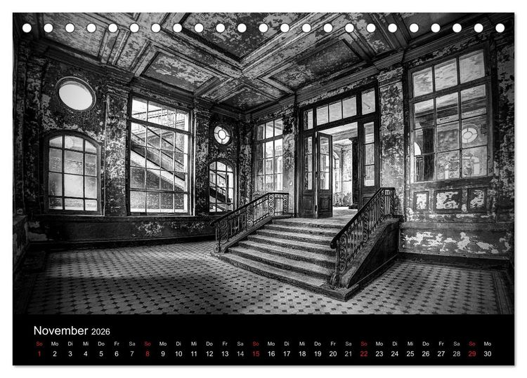 Produktbild: lost beauty (Tischkalender 2026 DIN A5 quer), CALVENDO Monatskalender