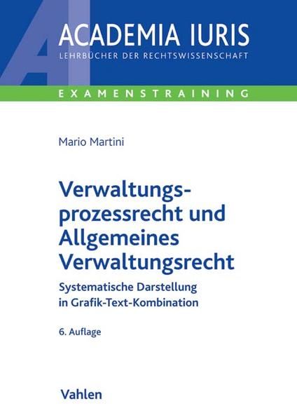 Produktbild: Verwaltungsprozessrecht und Allgemeines Verwaltungsrecht