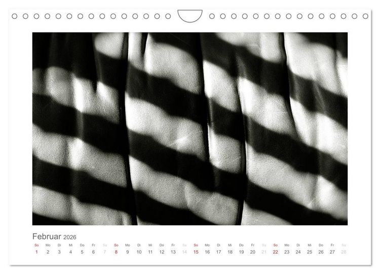 Produktbild: einfach schwarz-wei&szlig; (Wandkalender 2026 DIN A4 quer), CALVENDO Monatskalender
