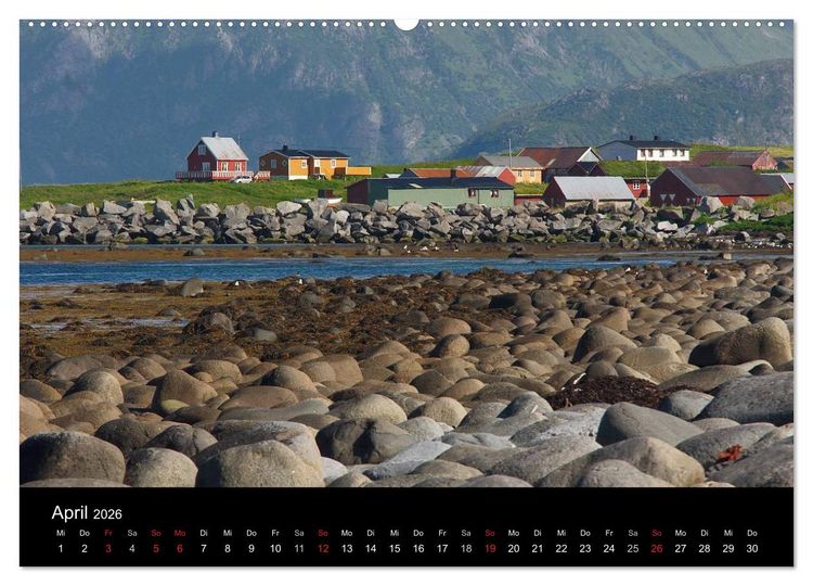 Produktbild: Lofoten (Wandkalender 2026 DIN A2 quer), CALVENDO Monatskalender