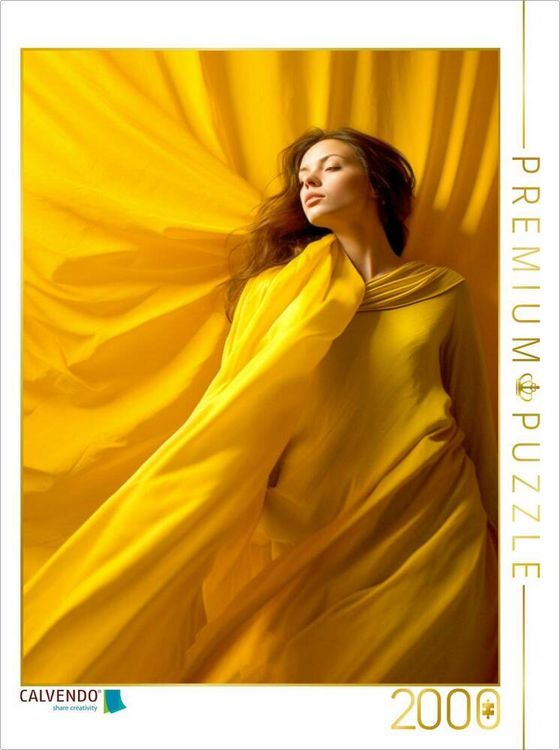 Produktbild: CALVENDO Puzzle Gelb - die Farbe der Entspannung | 2000 Teile Lege-Gr&ouml;&szlig;e 90x67cm Foto-Puzzle f&uuml;r gl&uuml;ckliche Stunden