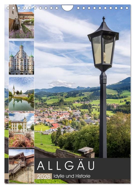 Produktbild: ALLG&Auml;U Idylle und Historie (Wandkalender 2026 DIN A4 hoch), CALVENDO Monatskalender