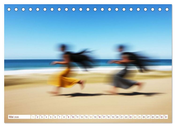 Produktbild: Die Poesie und Kraft des Windes - Windkraft in Bewegung (Tischkalender 2026 DIN A5 quer), CALVENDO Monatskalender