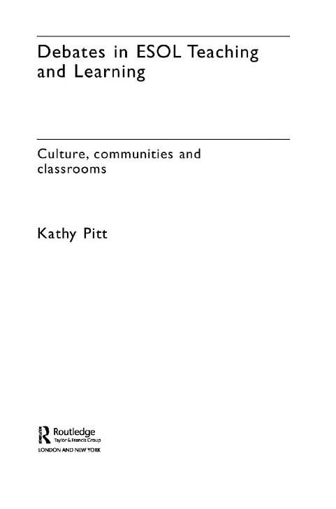 Produktbild: Debates in ESOL Teaching and Learning